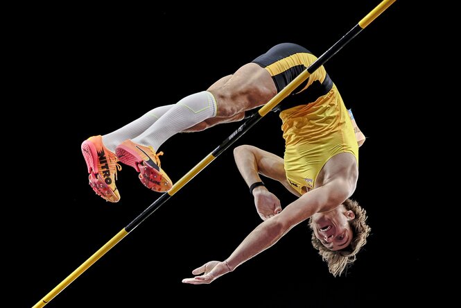 Armand Duplantis beim Stabhochsprung