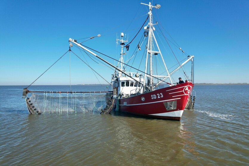 Fischerboot in der Nordsee