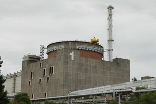Ein Block des Kernkraftwerks Saporischschja im Jahr 2022