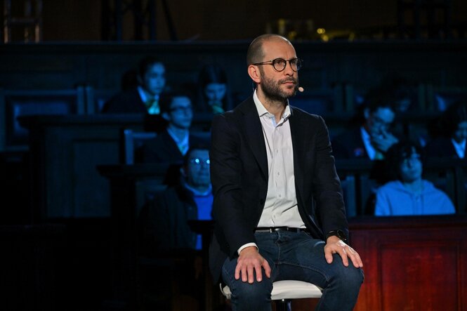 Francesco Cancellato zu Gast in einer Talkshow
