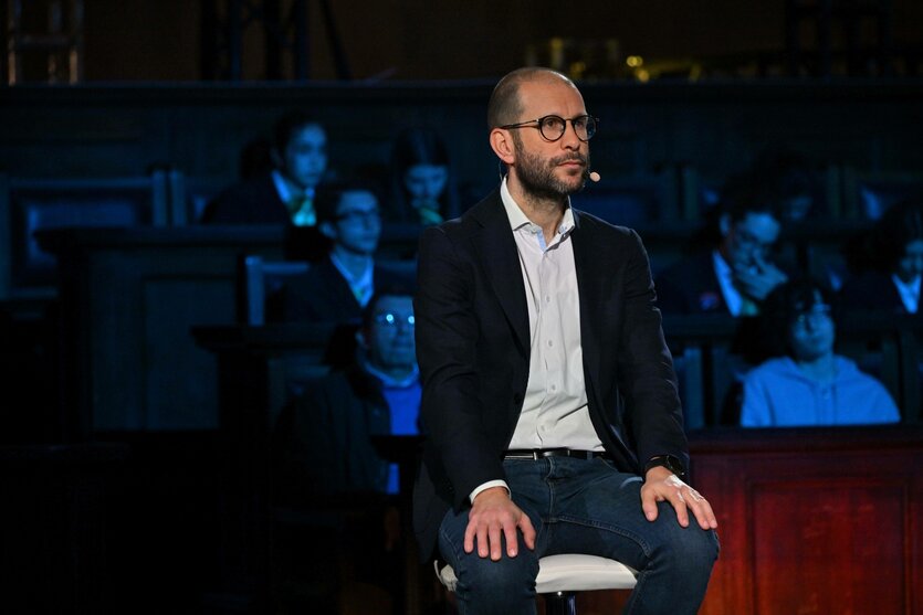Francesco Cancellato zu Gast in einer Talkshow