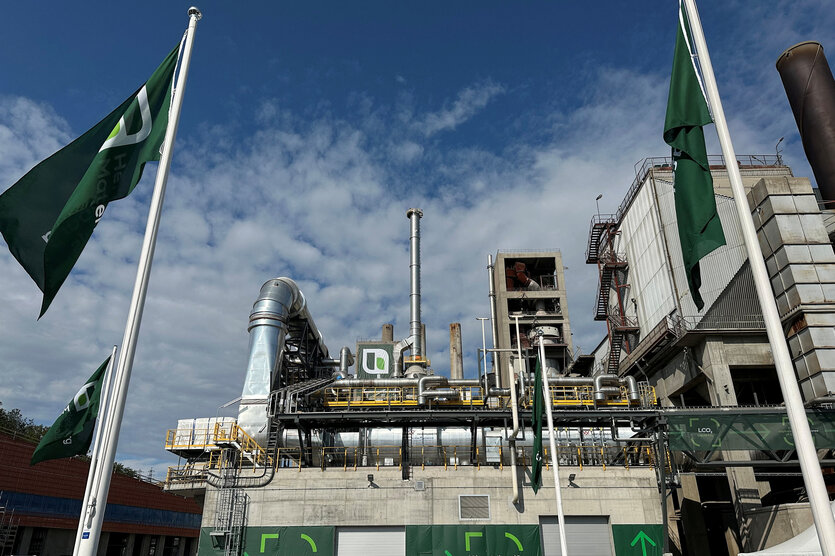 Nue Anlage zur CO2-Abscheidung im Zementwerk Brevik