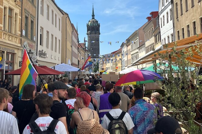 CSD-Zug in Wittenberg