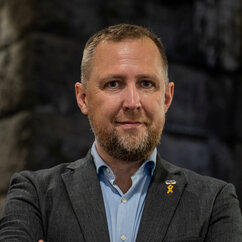 David Bergman im Porträt.