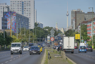 Die Frankfurter Allee in Lichtenberg