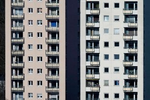 Hochhäuser in der Innenstadt