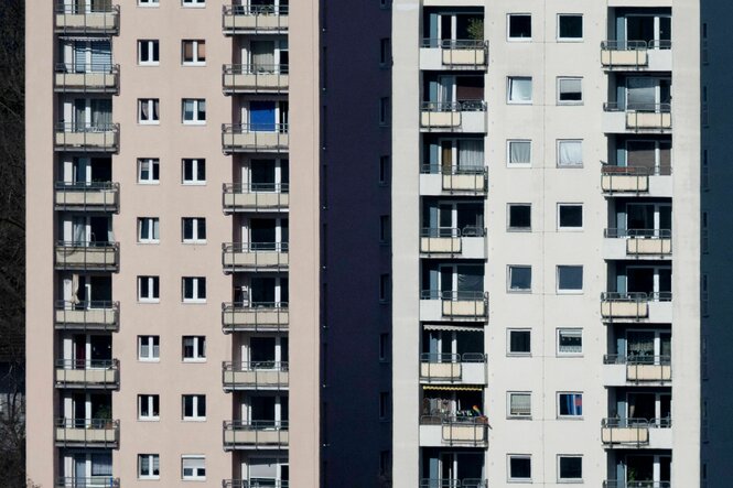 Hochhäuser in der Innenstadt