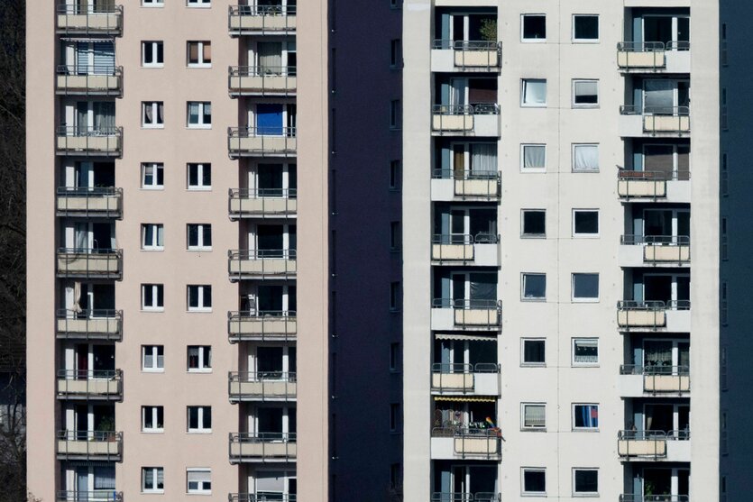 Hochhäuser in der Innenstadt