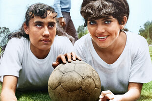 Die mexikanisches Spielerinnen Alicia Vargas und Martha Coronado (v.l.)