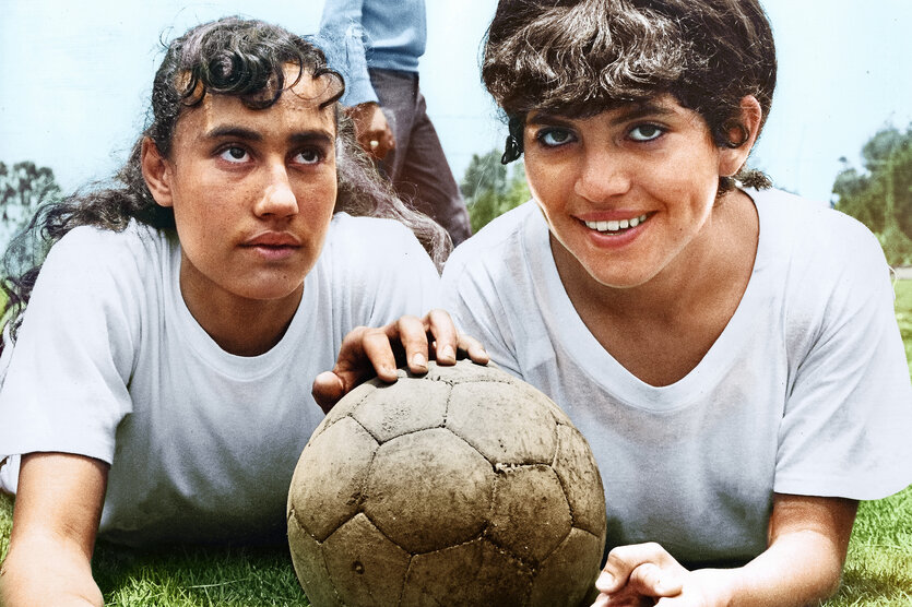 Die mexikanisches Spielerinnen Alicia Vargas und Martha Coronado (v.l.)