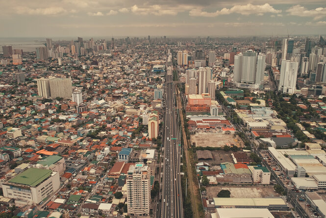 Blick über Manila