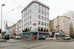 Straßenecke im Steintorviertel in Hannover