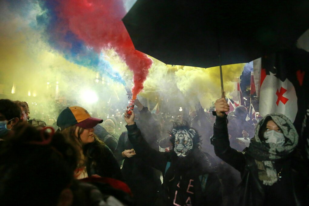 Demonstration in Tblisi