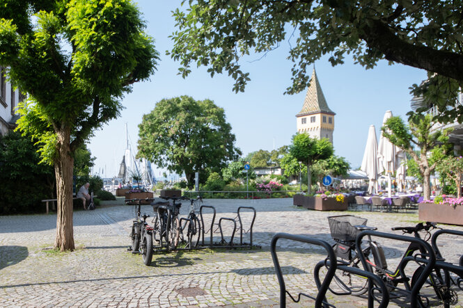 Ansicht der Stadt Lindau.