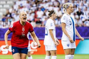 Die Norwegerin Frida Maanum jubelt