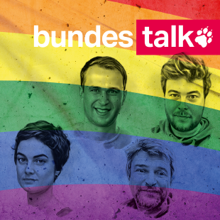 Köpfe von Patricia Hecht, Bernd Pickert, Stefan Hunglinger und Gareth Joswig