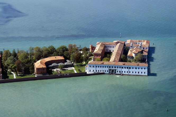 Blick auf die Insel San Servolo