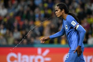 Eine Fußballerin