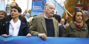 Frauke Petry, Alexander Gauland und Beatrix von Storch