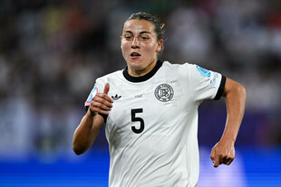 Carlotta Wamser im Trikot der Deutschen Nationalmannschaft