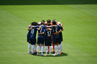 Auckland City FC auf dem Spielfeld bei der Klub-WM
