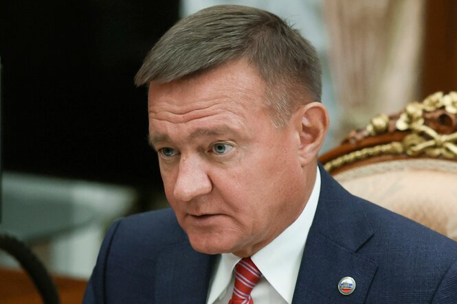 Roman Starowoit bei einem Treffen mit Präsident Putin im Kreml im Januar
