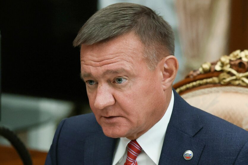 Roman Starowoit bei einem Treffen mit Präsident Putin im Kreml im Januar