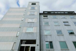 lick auf das Hochhaus der Generalstaatsanwaltschaft Düsseldorf