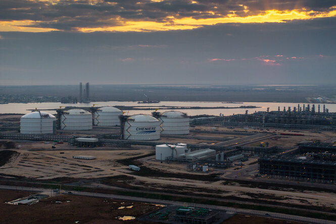 LNG Terminal in Port Arthur, Texas