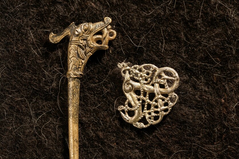 Wikingerschmuck mit Tiermotiven aus dem 11. Jahrhundert