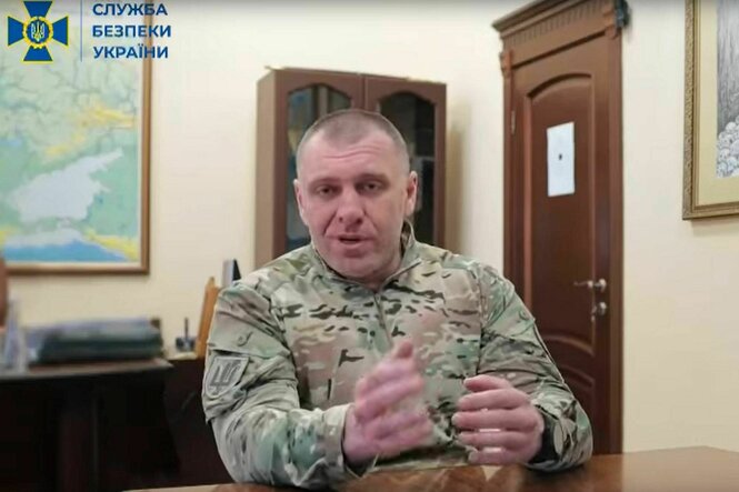 Undatiertes Handout aus einem Video des ukrainischen Geheimdienstes SBU von Geheimdienstchef Wassyl Maljuk