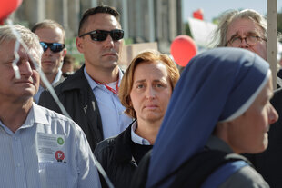 Beatrix von Storch auf einer Anti-Abtreibungs-Demo in Berlin, 2019