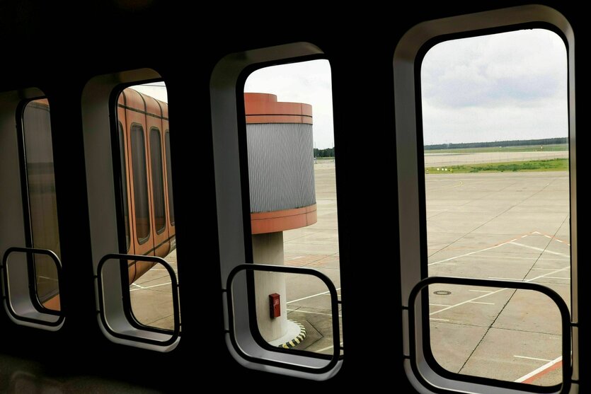 Ausblick auf eine Landebahn am ehemaligen Flughafen Tegel