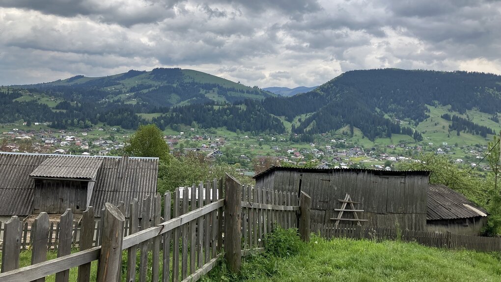 Landschaft in den Karpaten