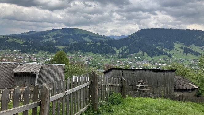 Landschaft in den Karpaten