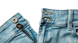 Detail einer Jeanshose
