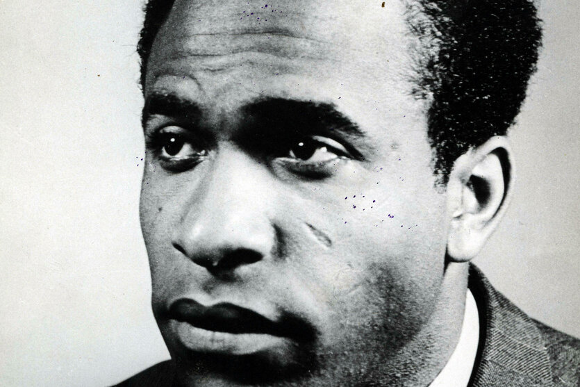 Gesicht von Frantz Fanon