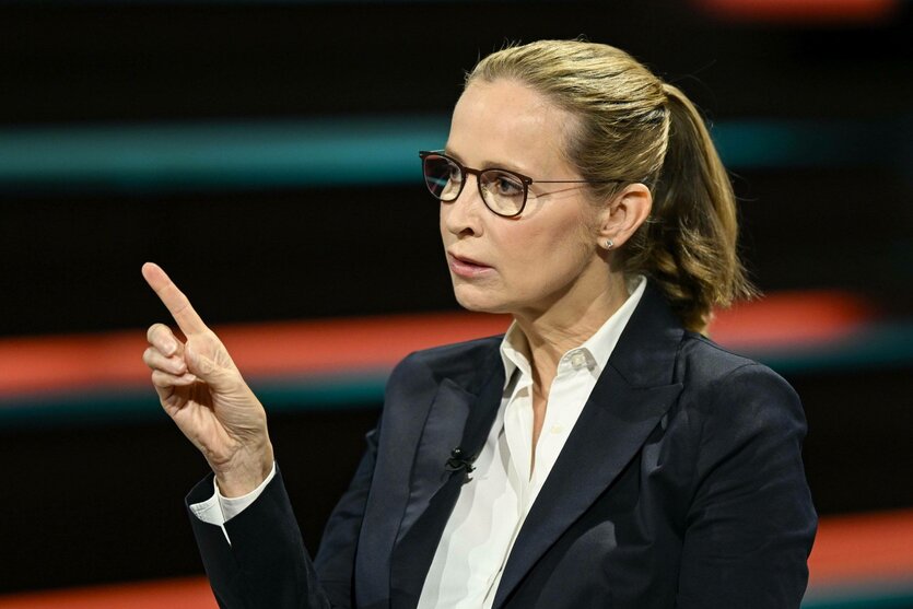 Frauke Brosius-Gersdorf in einer Fernsehsendung.