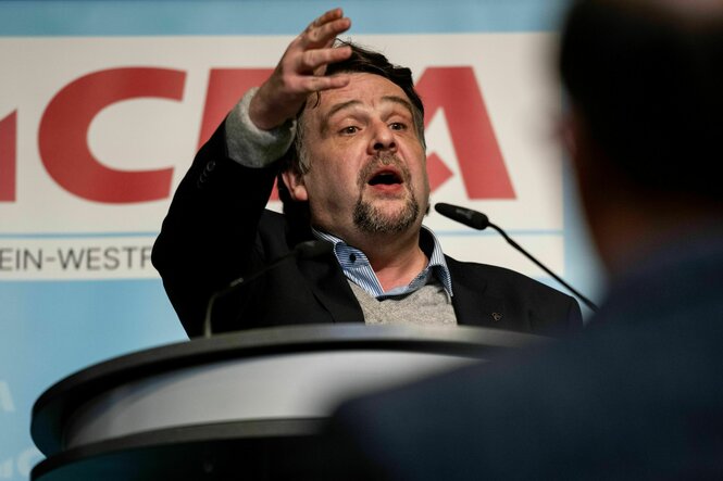 Dennis Radtke spricht bei der Betriebsrätekonferenz der Christlich-Demokratischen Arbeitnehmerschaft (CDA)