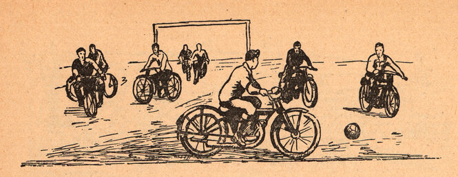 Illustration einer Sportveranstaltung.