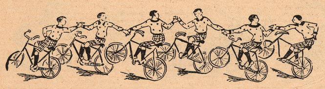 Illustration einer Sportveranstaltung.