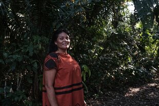 Die Aktivistin Ruth Buendía