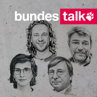 Köpfe von Dinah Riese, Frederik Eikmanns, Thomas Ruttig, Bernd Pickert