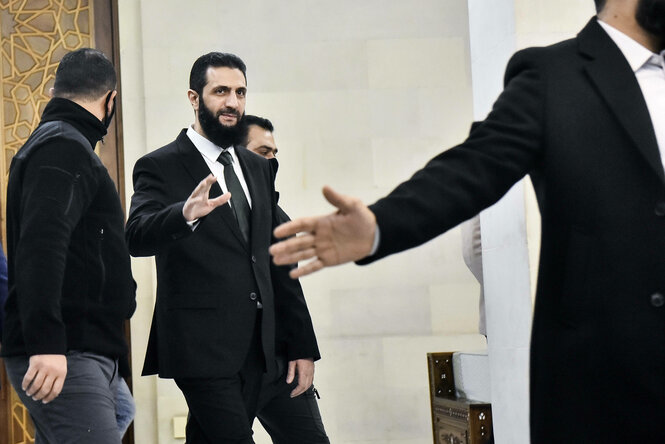 Präsident Ahmad al-Scharaa.
