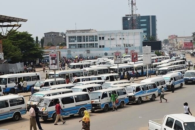Derr Busbahnhof von Bujumbura, Burundi
