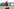 Ein Mensch mit roter Irokesenfrisur