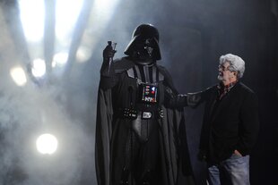 Darth Vader und George Lucas