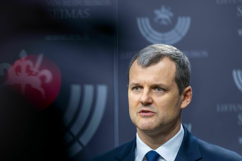 Porträt des litauischen Premierministers Gintautas Paluckas