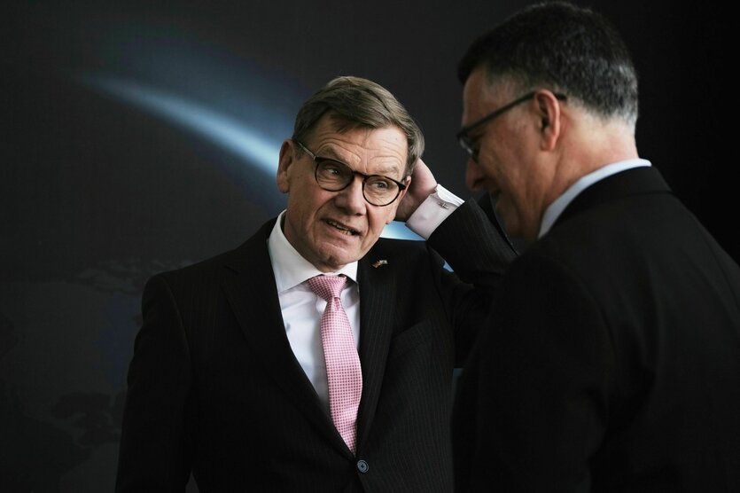 Außenminister Wadephul mit Israels Außenminister Gideon Sa'ar.