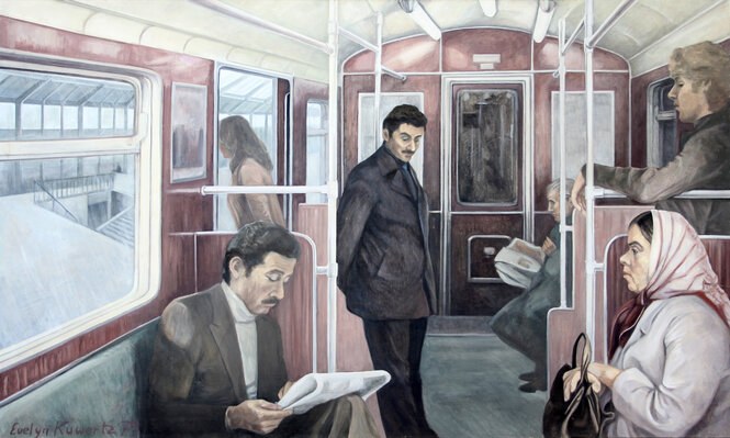 Eine Malerei von Evelyn Kuwertz